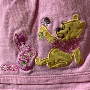Disney Winnie the Pooh & Piglet Applique Summer Top